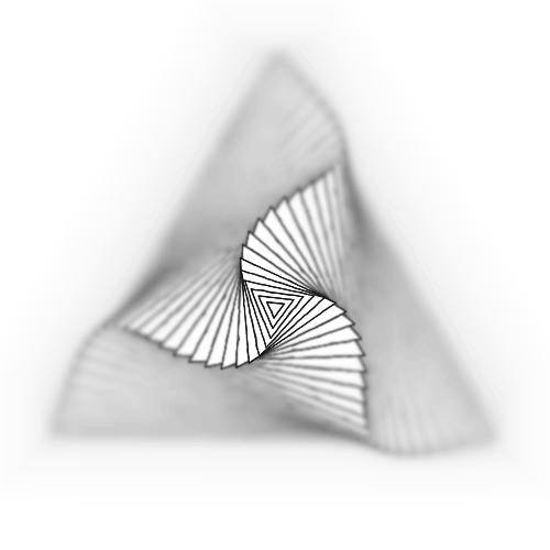 This is a happy triangle ! For sure ! Do NOT press it !